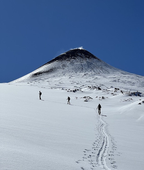 Sci alpinismo sull'Etna